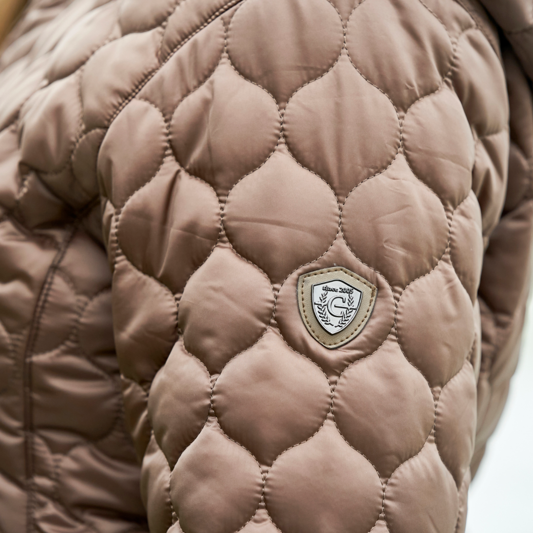Covalliero Quilted Coat #colour_cappuccino