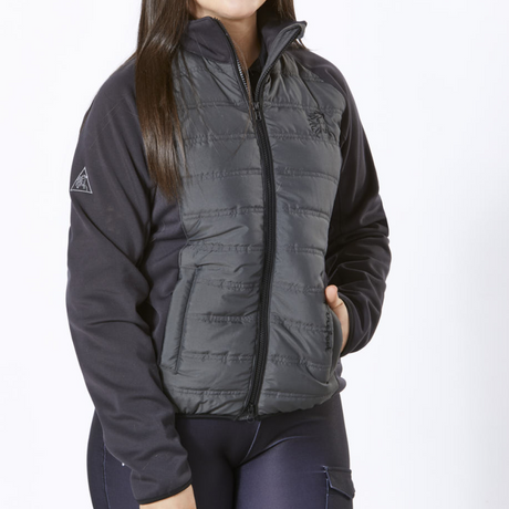 Firefoot Ladies Clifton Jacket #colour_charcoal-black