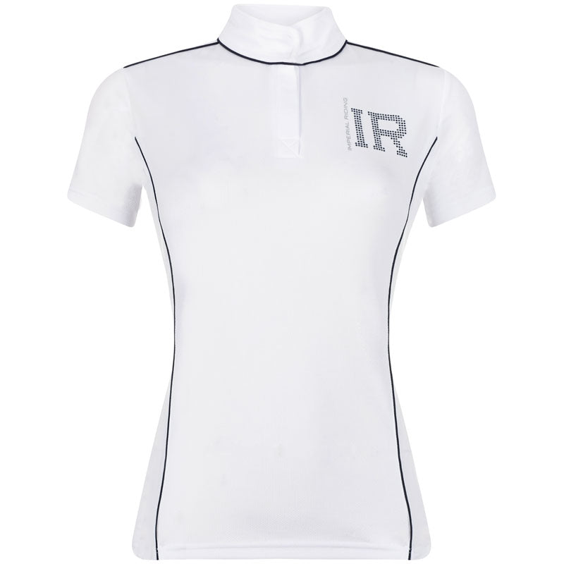 Imperial Riding Ladies Dream Competition Shirt #colour_white-navy