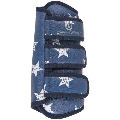 Imperial Riding Love Your Life Pattern Dressage Boots #colour_navy-star