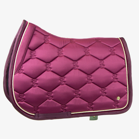 PS of Sweden Dusty Wine Limited Edition Jump Saddle Pad #colour_dusty-wine