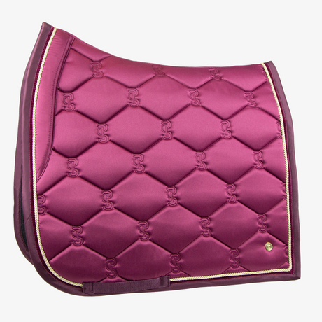 PS of Sweden Dusty Wine Limited Edition Dressage Saddle Pad #colour_dusty-wine