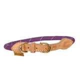 Shires Digby & Fox Reflective Dog Collar #colour_purple