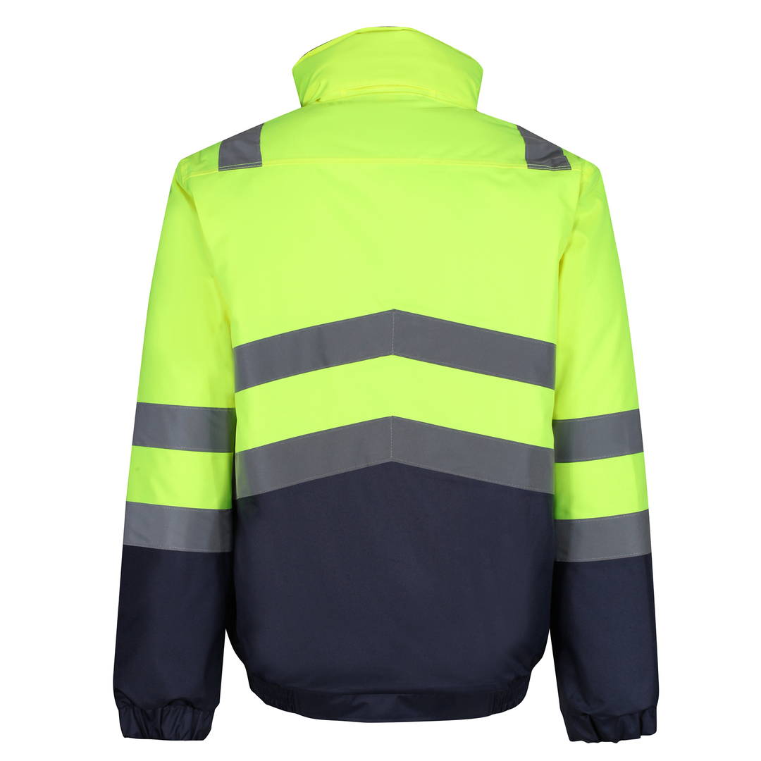 Regatta Professional Workwear Hi Vs Pro Bomber Jacket - Yellow