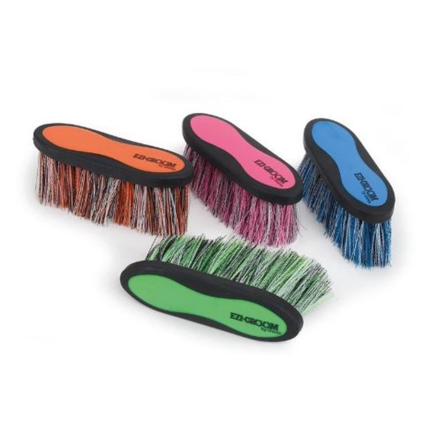 Shires Ezi-Groom Grip Long Bristle Dandy Brush 