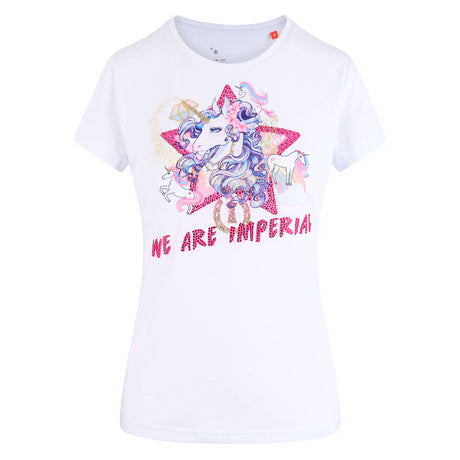 Imperial Riding Fun Happy Unicorn T-shirt #colour_white