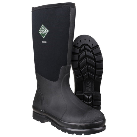 Muck Boot Chore Classic Hi Wellington Boots #colour_black