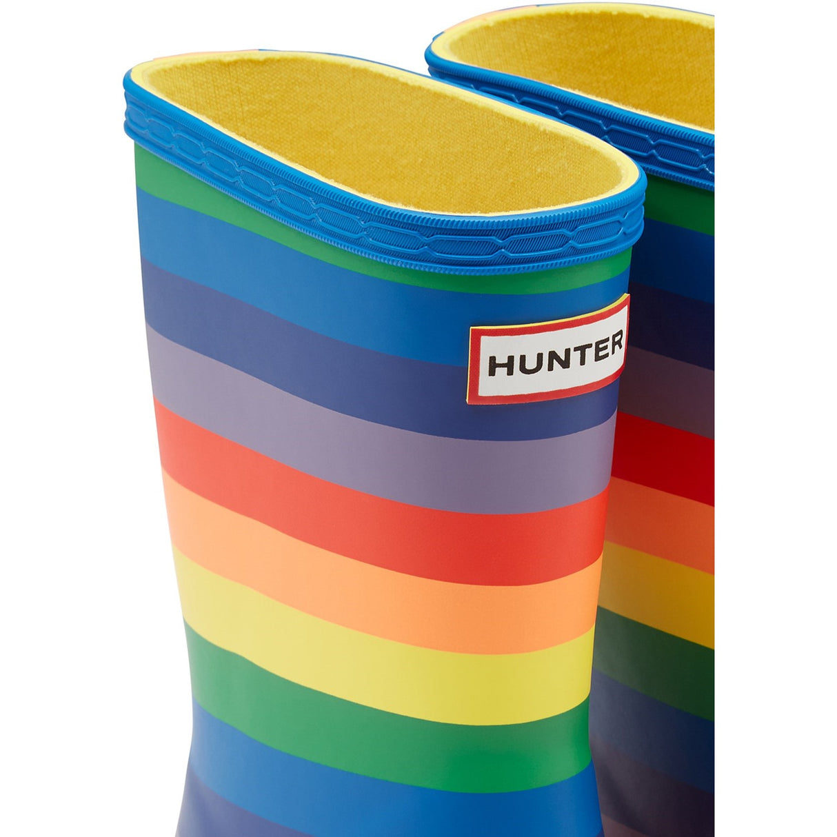 Hunter Original Kid's First Classic Rainbow Print Wellington Boots