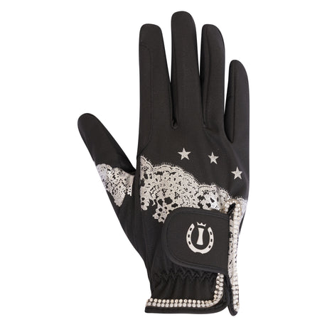 Imperial Riding Star Lace Gloves #colour_black