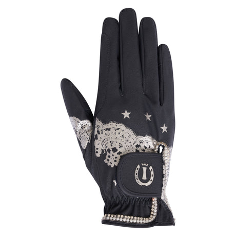 Imperial Riding Star Lace Gloves #colour_navy