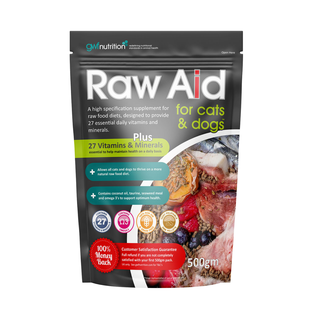 GWF Nutrition Raw Aid pour chats et chiens