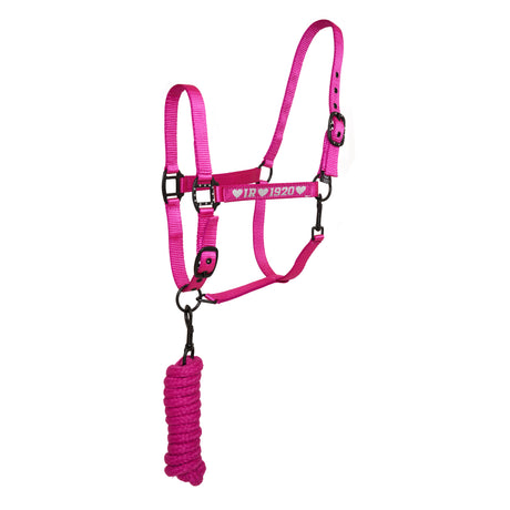 Imperial Riding SH Spring Vibes Headcollar And Rope #colour_purple