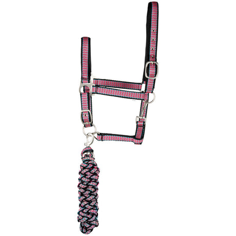 Imperial Riding Highline Headcollar And Rope #colour_fuchsia