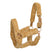 Imperial Riding Go Star Fur Headcollar #colour_taupe