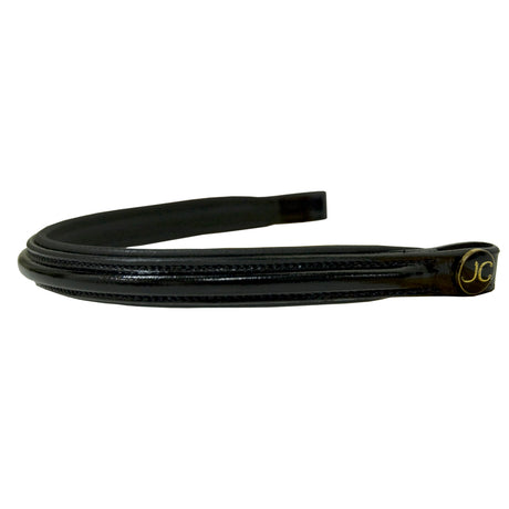 Imperial Riding Patent Leather JC Browband #colour_black