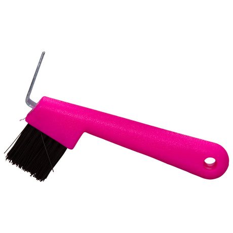 Imperial Riding Hoof Pick With Brush #colour_neon-pink