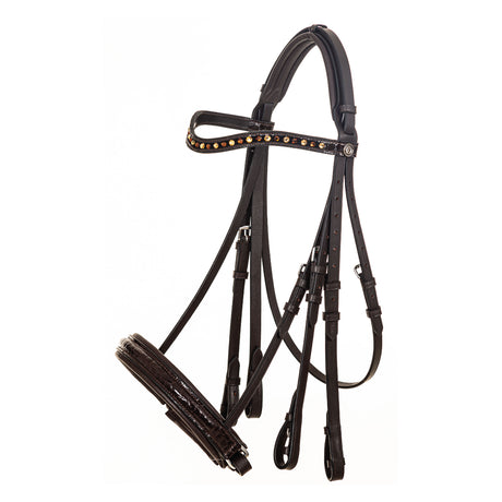 Imperial Riding Di Layla II Weymouth Bridle #colour_brown-croco