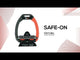 Flex-On Safe-On Inclined Ultra Grip Stirrups #colour_black-black-black