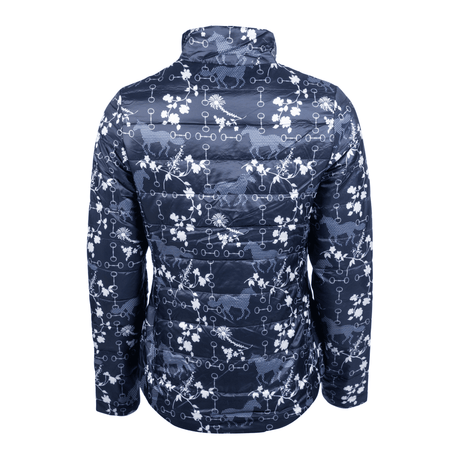 HKM Bloomsbury Quilted Jacket #colour_deep-blue-white