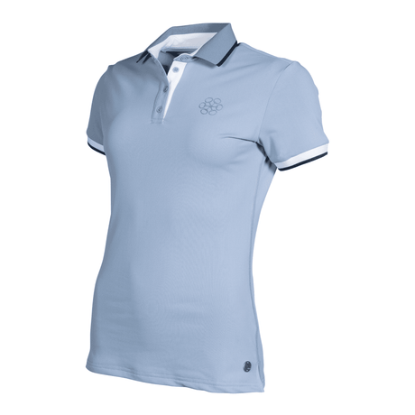 HKM Bloomsbury Polo Shirt #colour_smokey-blue