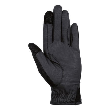 HKM Grip Mesh Riding Gloves #colour_black