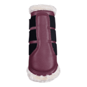 HKM Comfort Premium Fur Protection Boots #colour_wine-red