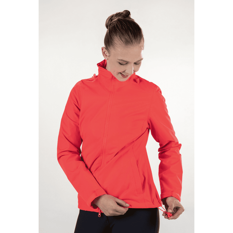 HKM Rainy Day Rain Jacket #colour_neon-coral