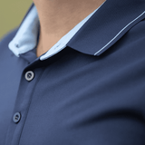 HKM Classico Men's Polo Shirt #colour_deep-blue
