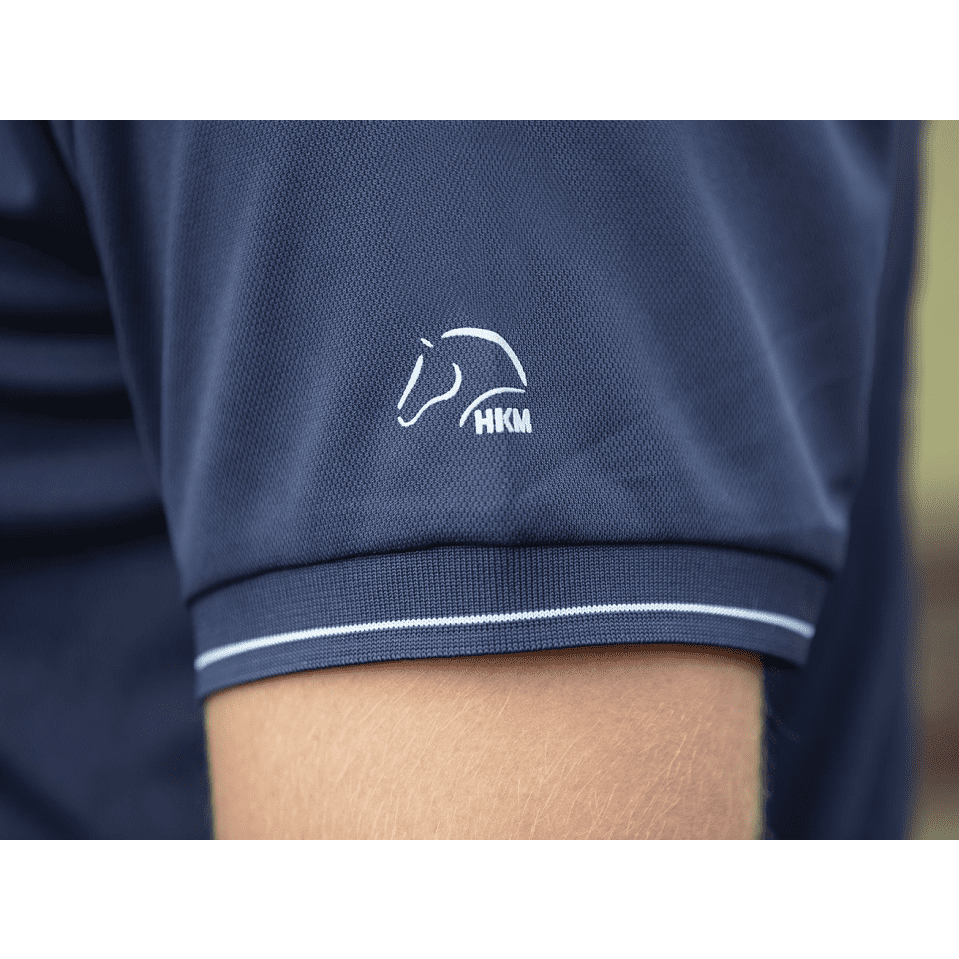 HKM Classico Men's Polo Shirt #colour_deep-blue