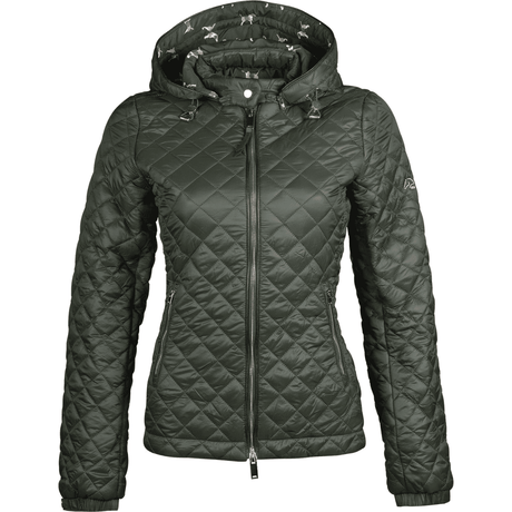 HKM Beagle Quilted Jacket #colour_green