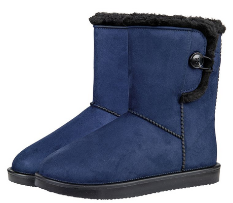 HKM Davos Button Fur All-Weather Boots #colour_deep-blue