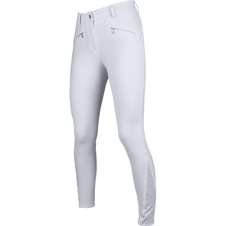 HKM Della Sera Competition CM Style Riding Breeches #colour_white