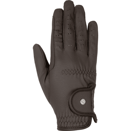 HKM Grip Style Riding Gloves #colour_brown