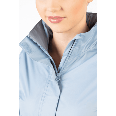 HKM London Style Rain Jacket #colour_smokey-blue