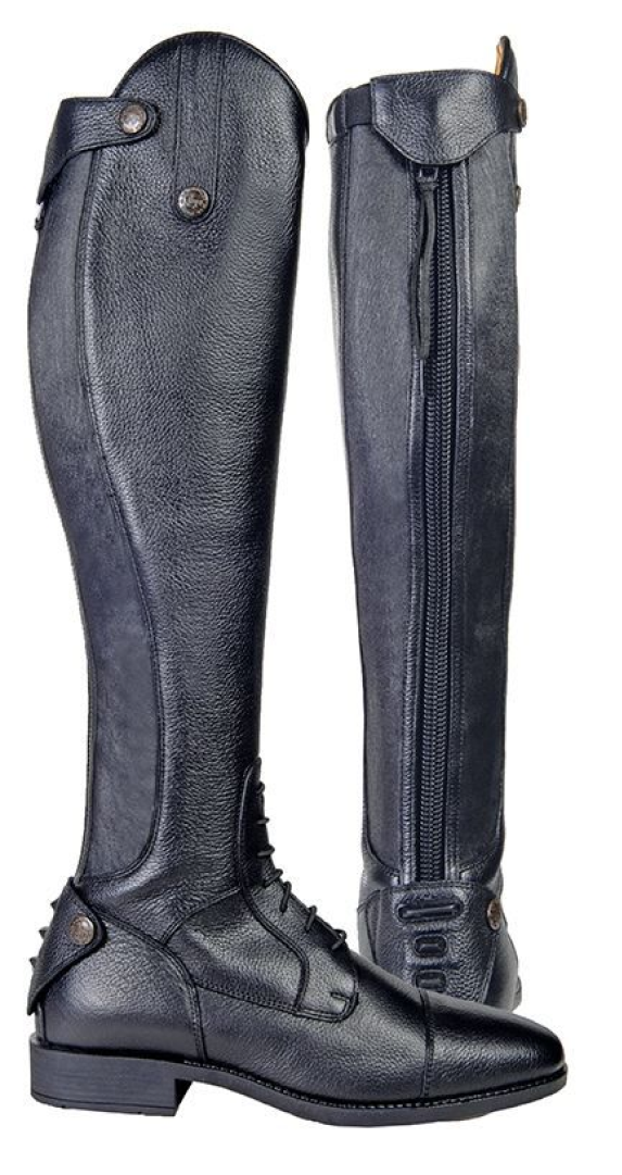 HKM Latinium Style Short, Width XL Riding Boots #colour_black