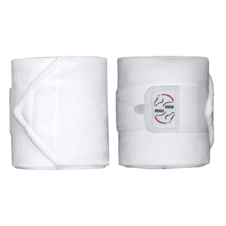 HKM Performance Fleece Bandages #colour_white