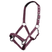 HKM Sydney Style Head Collar With Soft Padding #colour_dark-red