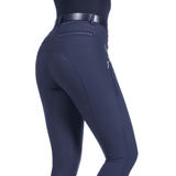HKM Equine Sports Style s. Full Seat Riding Breeches #colour_deep-blue