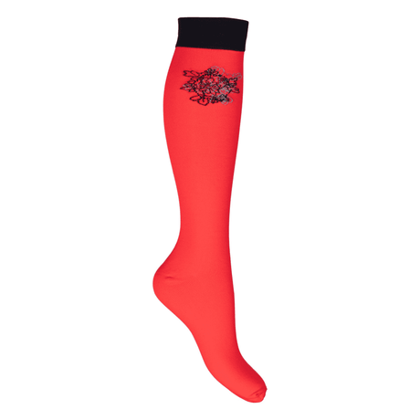 HKM Savona Style Riding Socks #colour_red