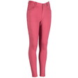 HKM Anni Silicone Knee Patch Riding Breeches #colour_raspberry