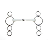 Korsteel Flexi Jointed Bâillon Néerlandais à 3 Anneaux