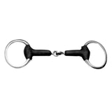 Mors à filet à anneau libre articulé en caoutchouc souple Korsteel