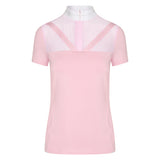 Imperial Riding Sparkling Diamond Competition Shirt #colour_powder-pink