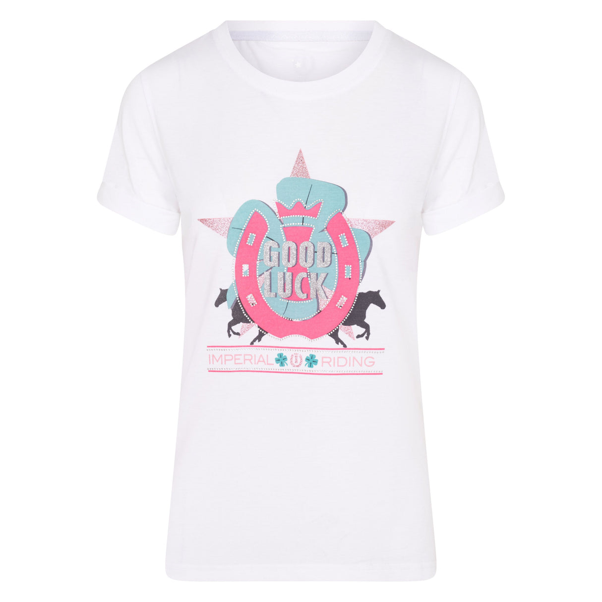 Imperial Riding Kids Good Luck T-shirt #colour_white