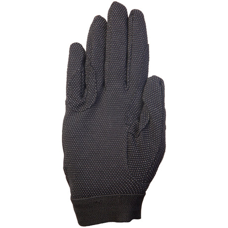 Imperial Riding Cotton Gloves With Dots #colour_black