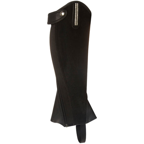 Imperial Riding Sparkling Synthetic Leather Half Chaps #colour_black-black