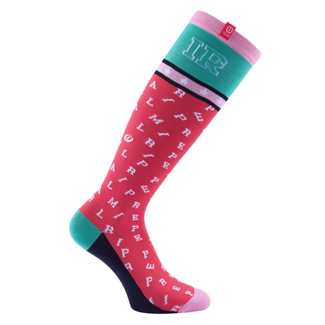 Imperial Riding Puzzle Socks #colour_diva-pink