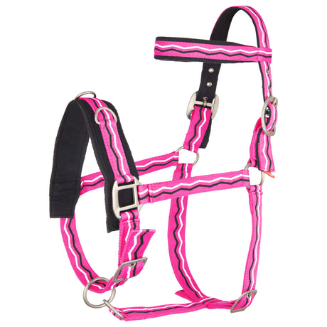 Imperial Riding Nylon Caveson #colour_neon-pink
