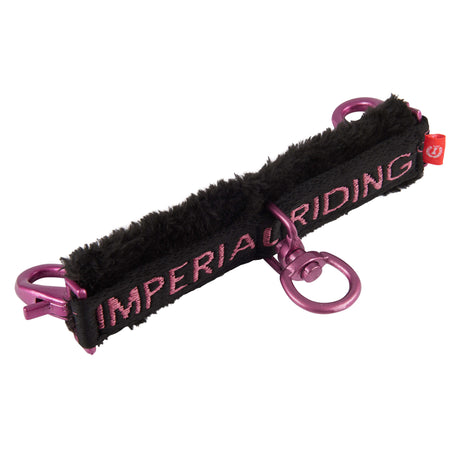 Imperial Riding Moments Lunging Bit Strap With Fur #colour_black