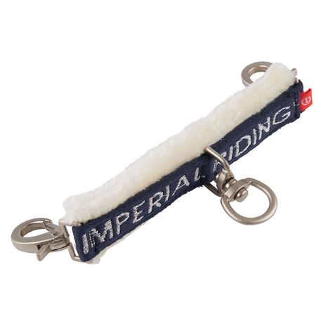Imperial Riding Moments Lunging Bit Strap With Fur #colour_navy